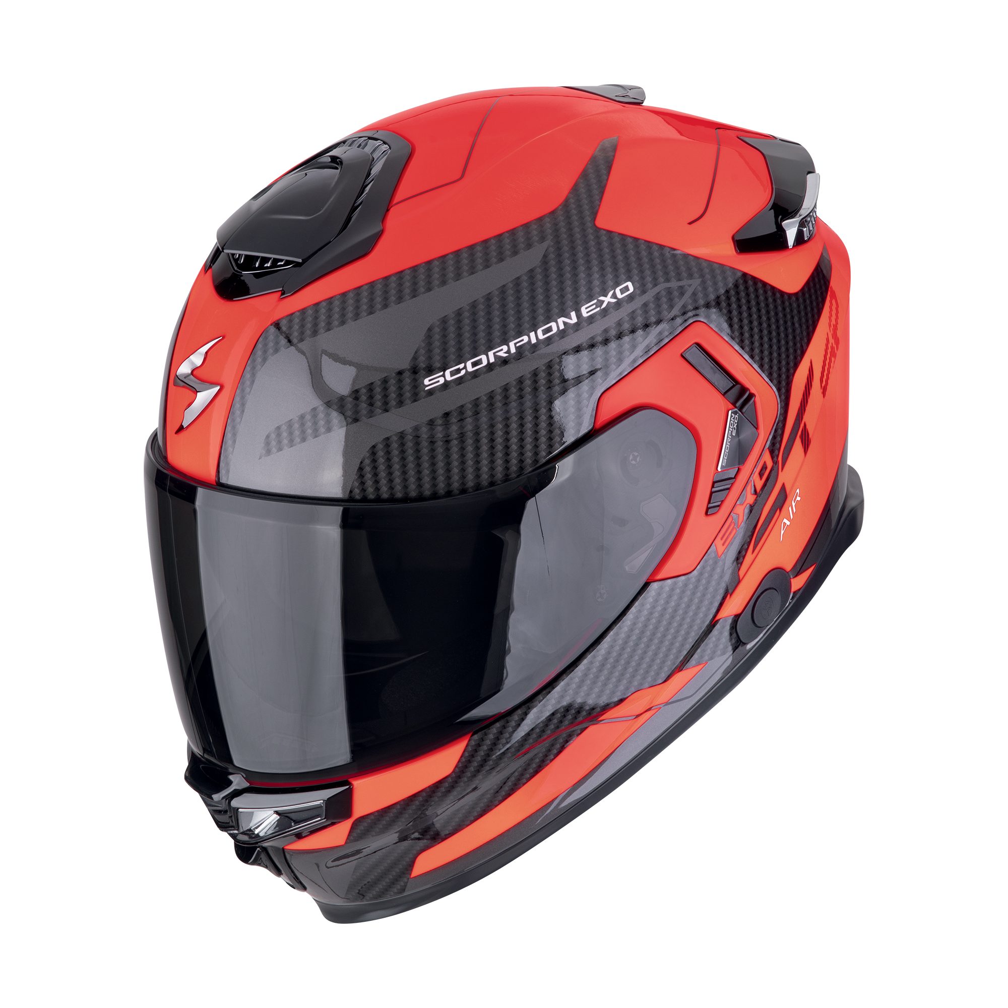 Scorpion EXO-GT SP Air Flex Nero Rosso Neon