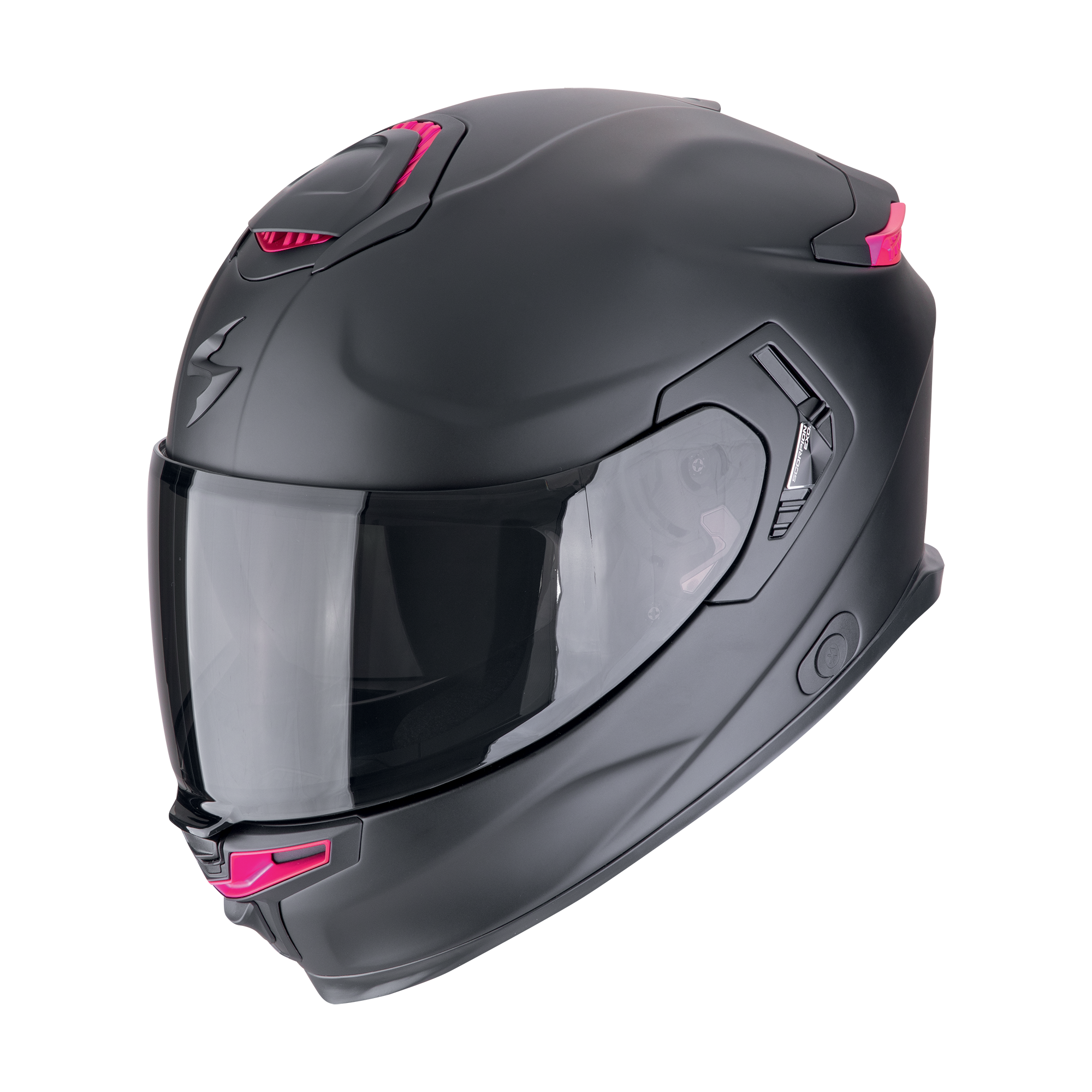 Scorpion EXO-GT SP Air Solid Nero Opaco Rosa