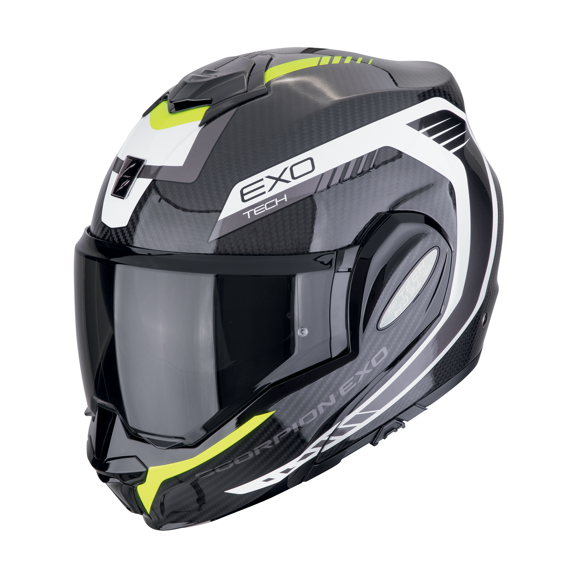 Scorpion EXO-TECH EVO Carbon Cosy Nero Giallo Neon