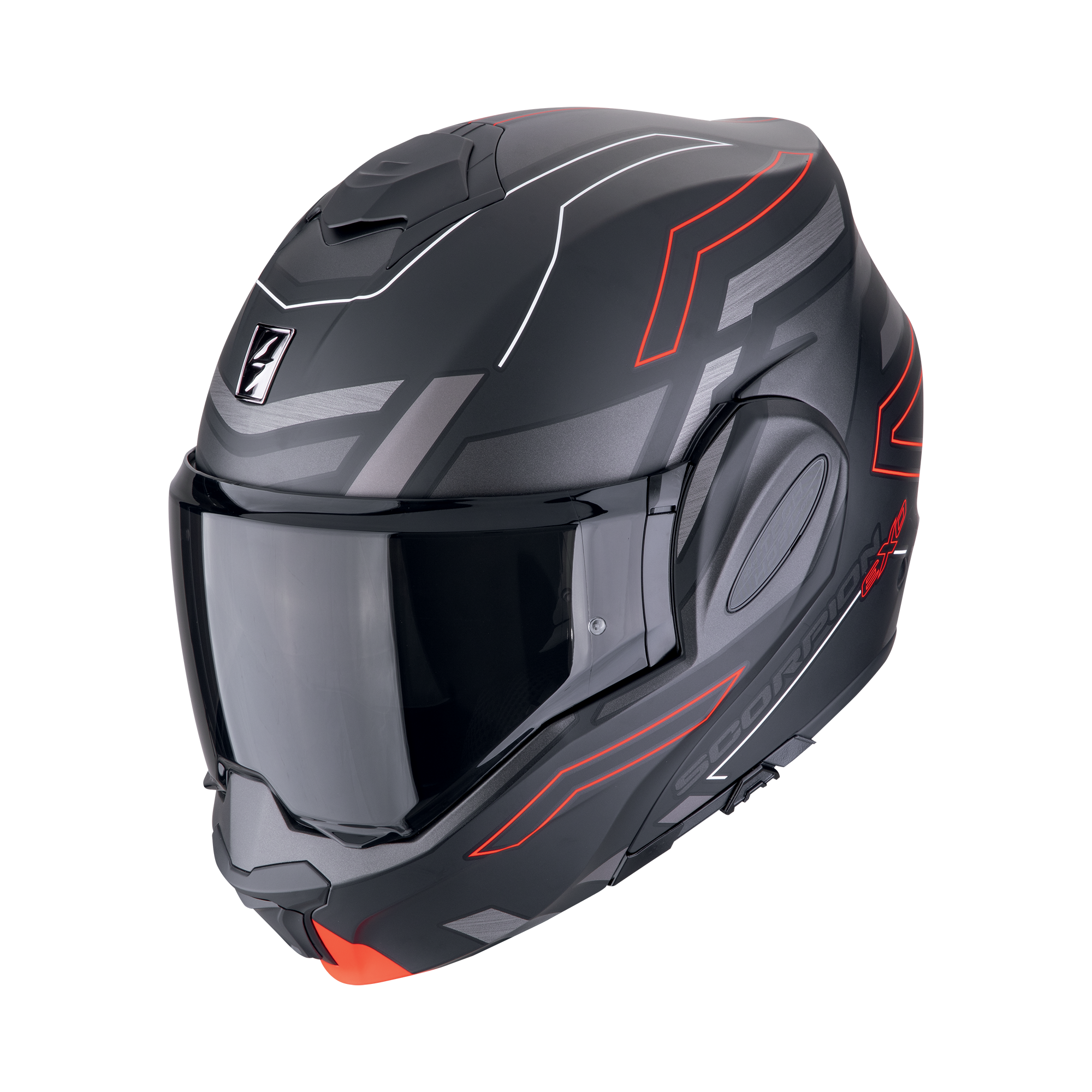 Scorpion EXO-TECH EVO Conquer Nero Opaco Rosso