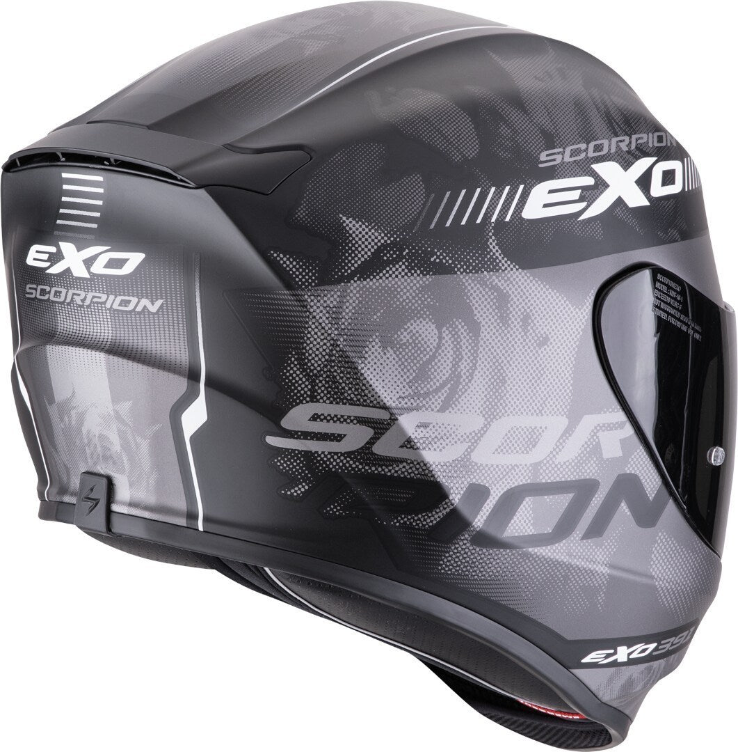 Scorpion EXO 391 AVA Nero Opaco Argento