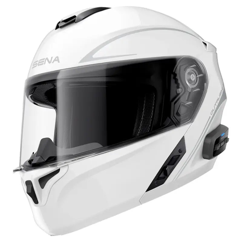 casco modulare sena outrush r bianco lucido