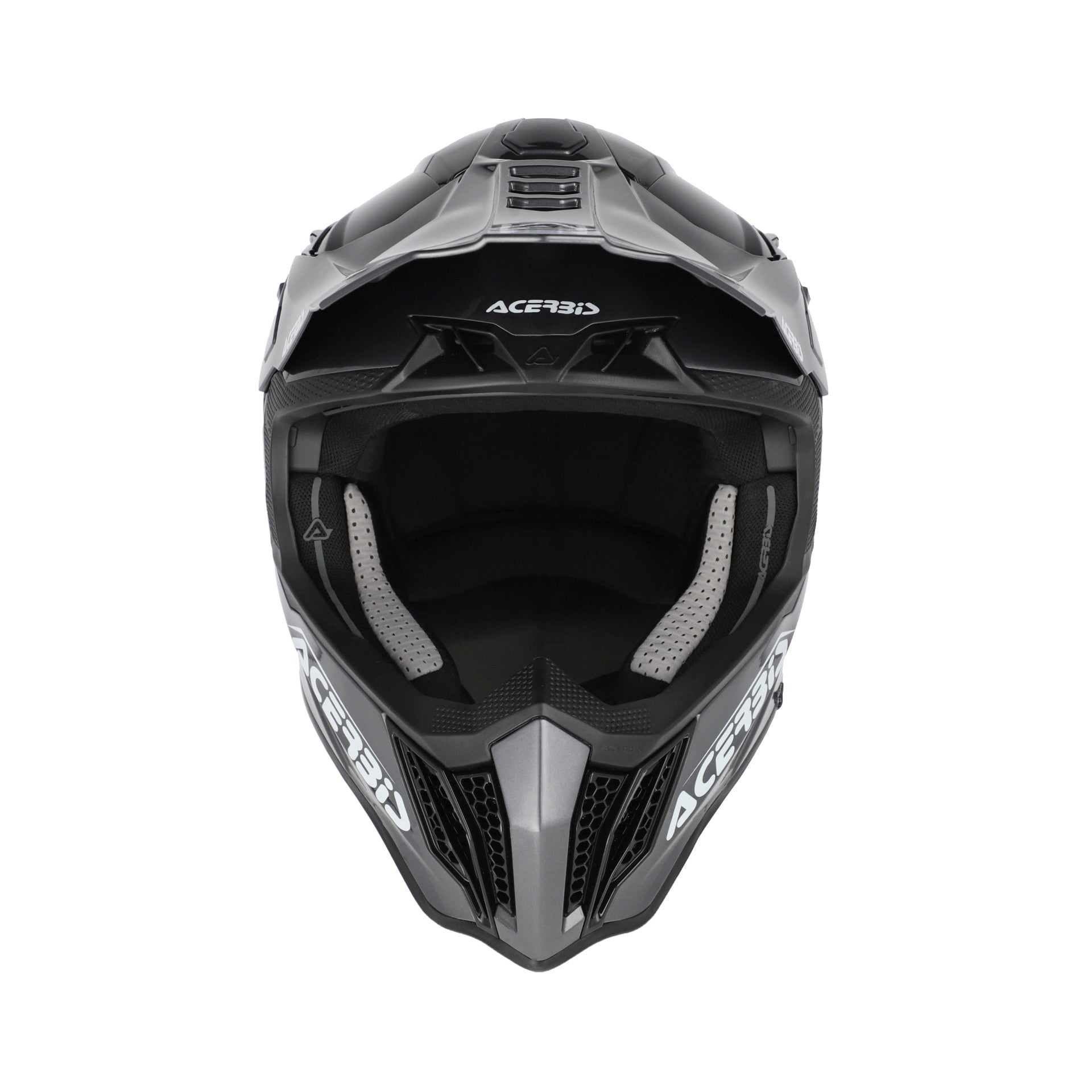 Casco Moto Cross Integrale ACERBIS AIRSTRIKE-X Grigio