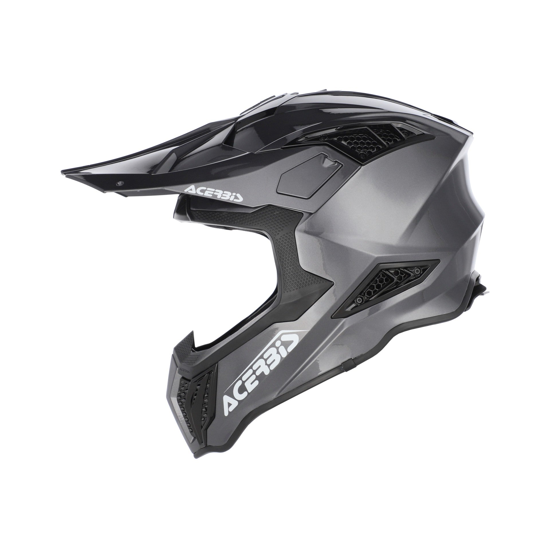 Casco Moto Cross Integrale ACERBIS AIRSTRIKE-X Grigio