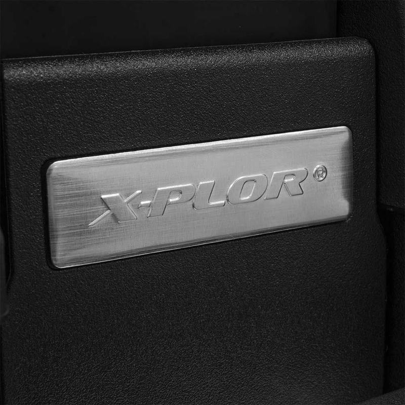 Bauletto Top Case X-PLOR In PVC Nero 50 Litri Con Piastra Inclusa
