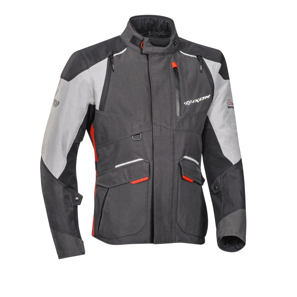 Giacca Touring Ixon Balder Adventure Classe AA 3 Strati 100% Impermeabile