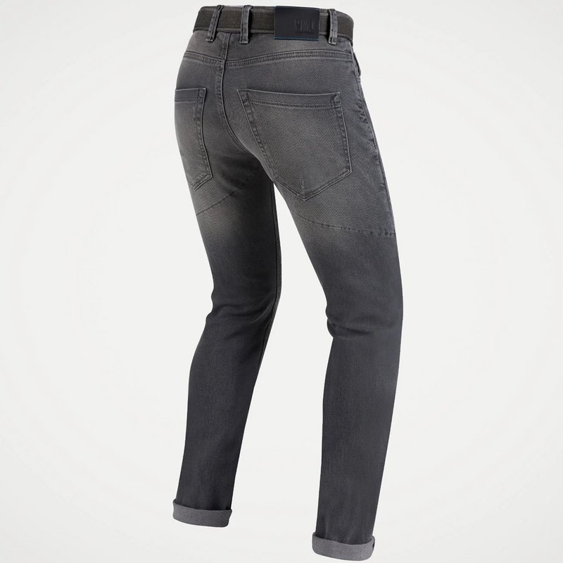 PMJ TWARON / COOLMAX JEANS TECHNICAL CAFERACER GRAY WITH PROTECTIONS