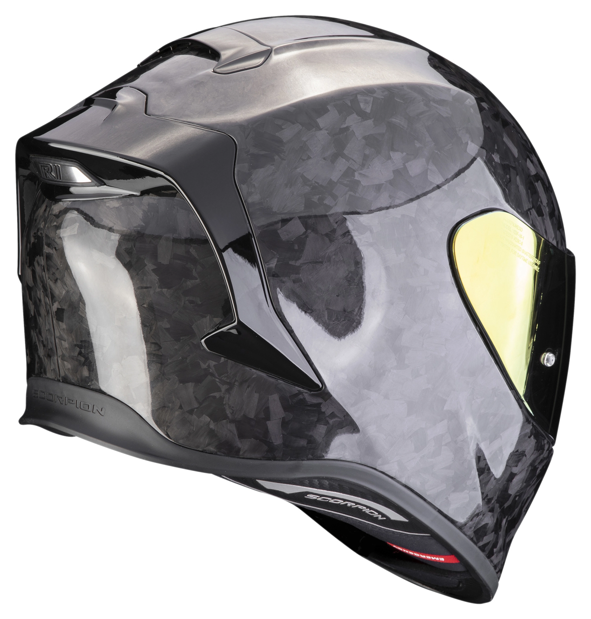 Casco Integrale Scorpion EXO R1 EVO Carbon AIR ONYX Nero ECE 22-06