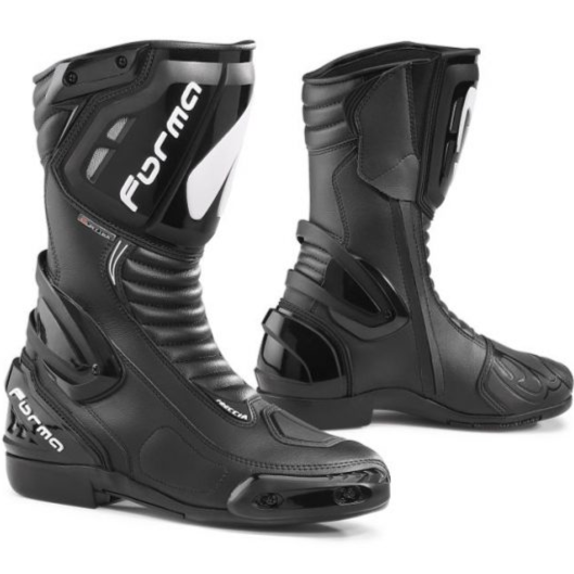 Stivali Racing Forma Boots Freccia DRY Nero In Pelle Con Protezioni Certificate