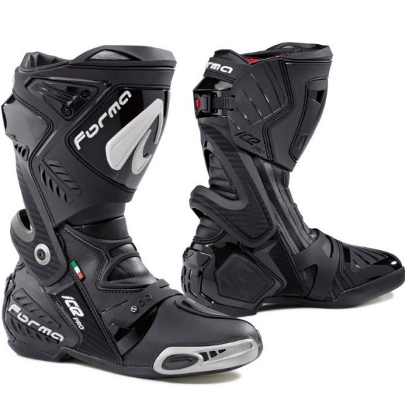 Stivali Racing Forma Boots ICE PRO Nero In Pelle Con Protezioni Certificate
