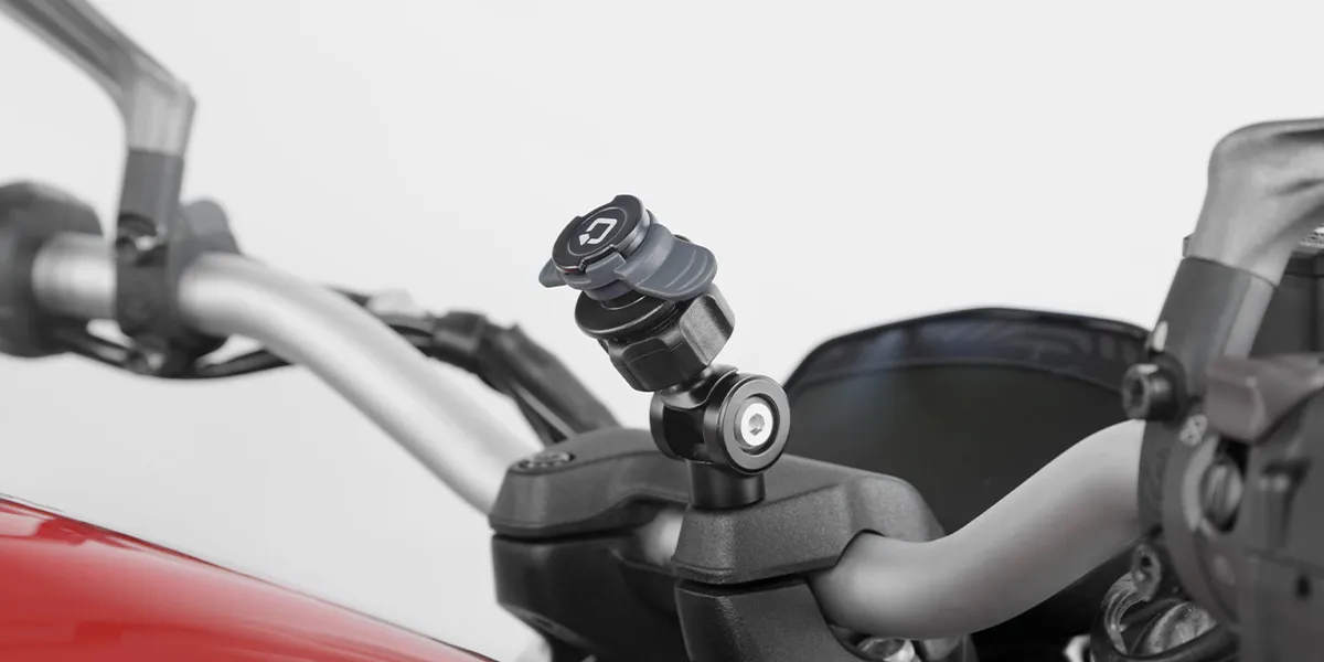 Optiline Screw Pro M8 Titan Supporto Cellulare Moto In Metallo Con Fissaggio A Vite M8