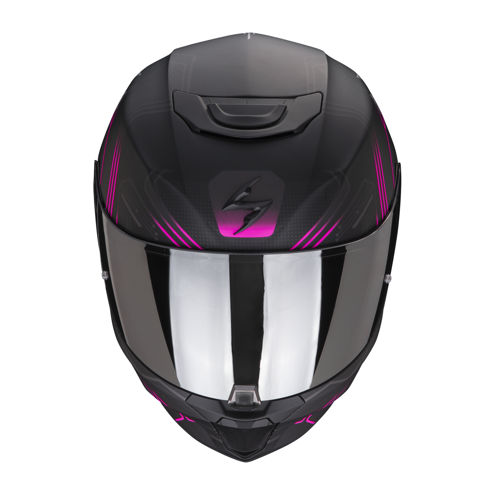 Casco Integrale Scorpion EXO 391 SPADA Nero Opaco Rosa ECE 22-06