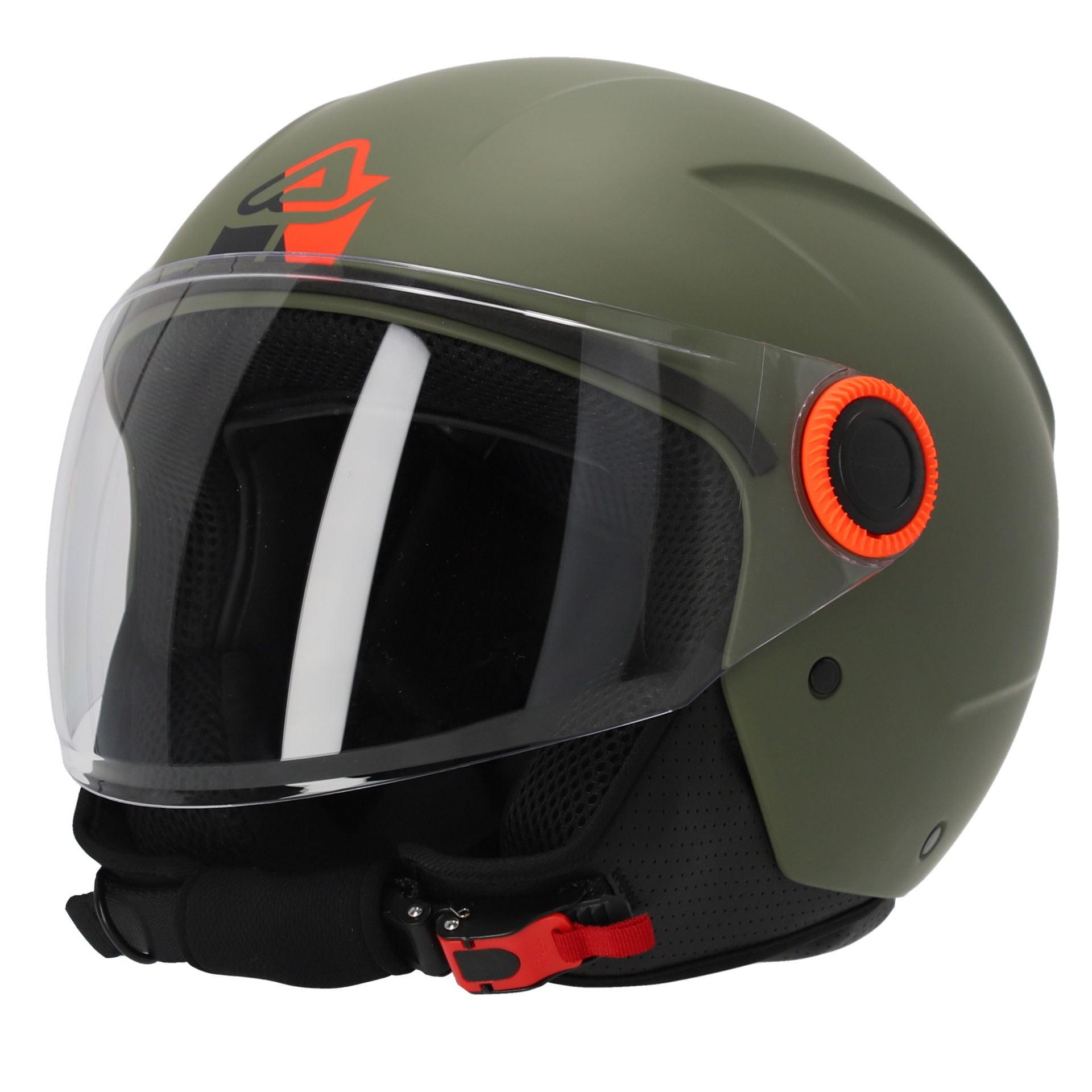 Casco Moto Jet Bluetooth 3/4 Con Doppia Visiera, Certificato ECE, Taglia L (59-60 Cm), Per Adulti - 3
