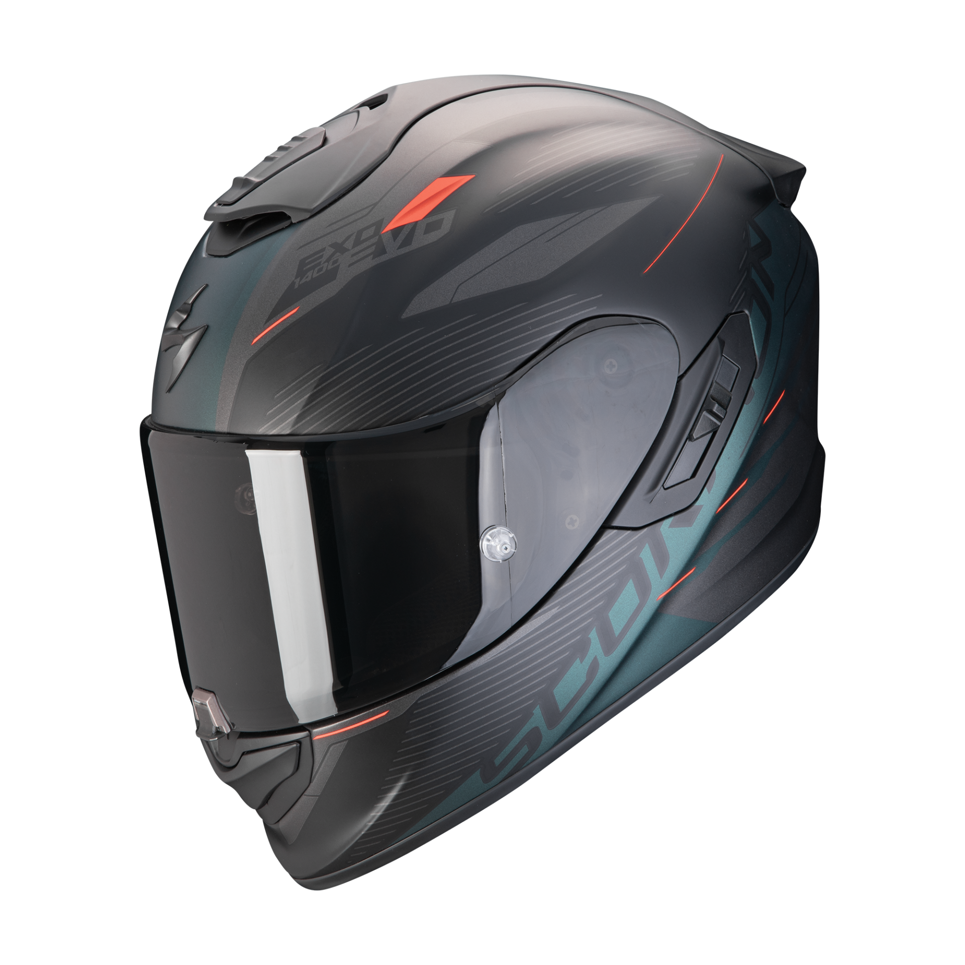 Casco Integrale Scorpion EXO 1400 EVO 2 Air LUMA Nero Verde ECE 22-06