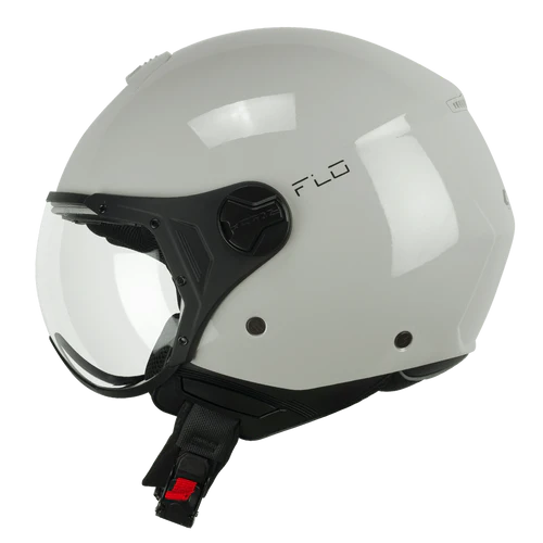 Casco CGM 167A FLO MONO Bigio Lucido Con Visiera Sagomata ECE 22-06