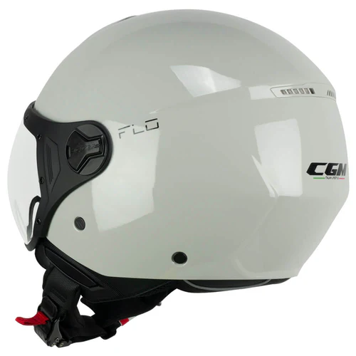 Casco CGM 167A FLO MONO Bigio Lucido Con Visiera Sagomata ECE 22-06