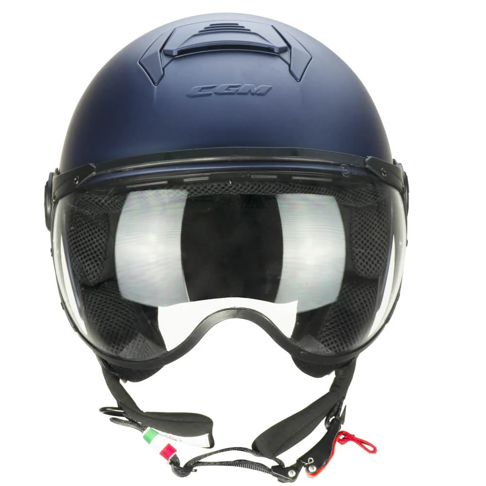 Casco CGM 167A FLO Mono Blu Yama ECE 22-06 Visiera Sagomata