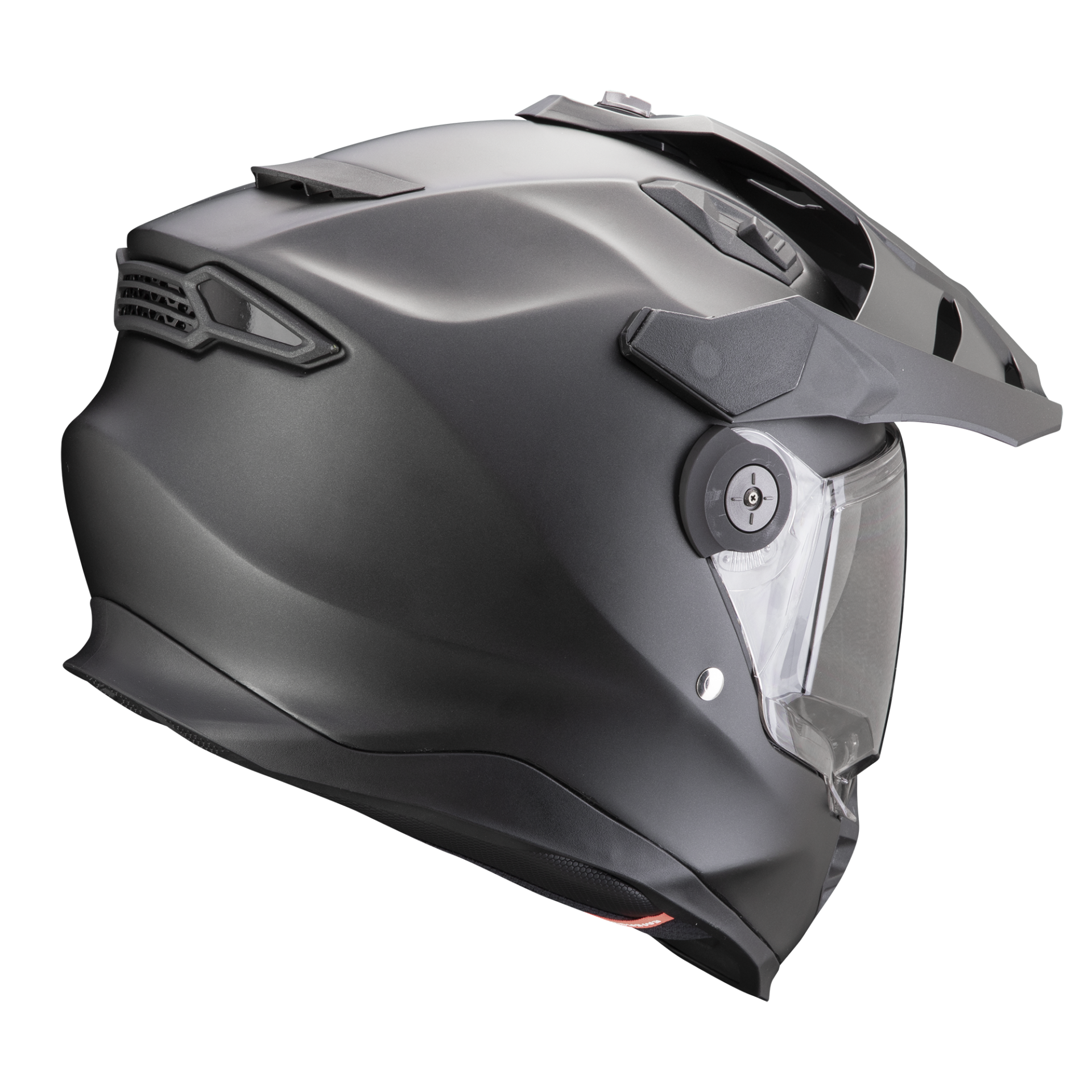 Casco Moto Integrale Adventure Scorpion ADF 9000 AIR In Fibra ECE 22-06 Solid Nero Perlato Opaco