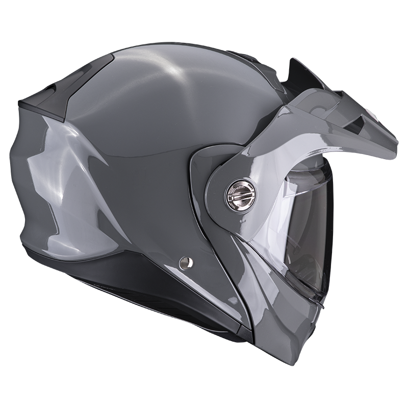 Casco Moto Modulare Adventure Scorpion ADX 2 ECE 22-06 Solid Grigio Cemento