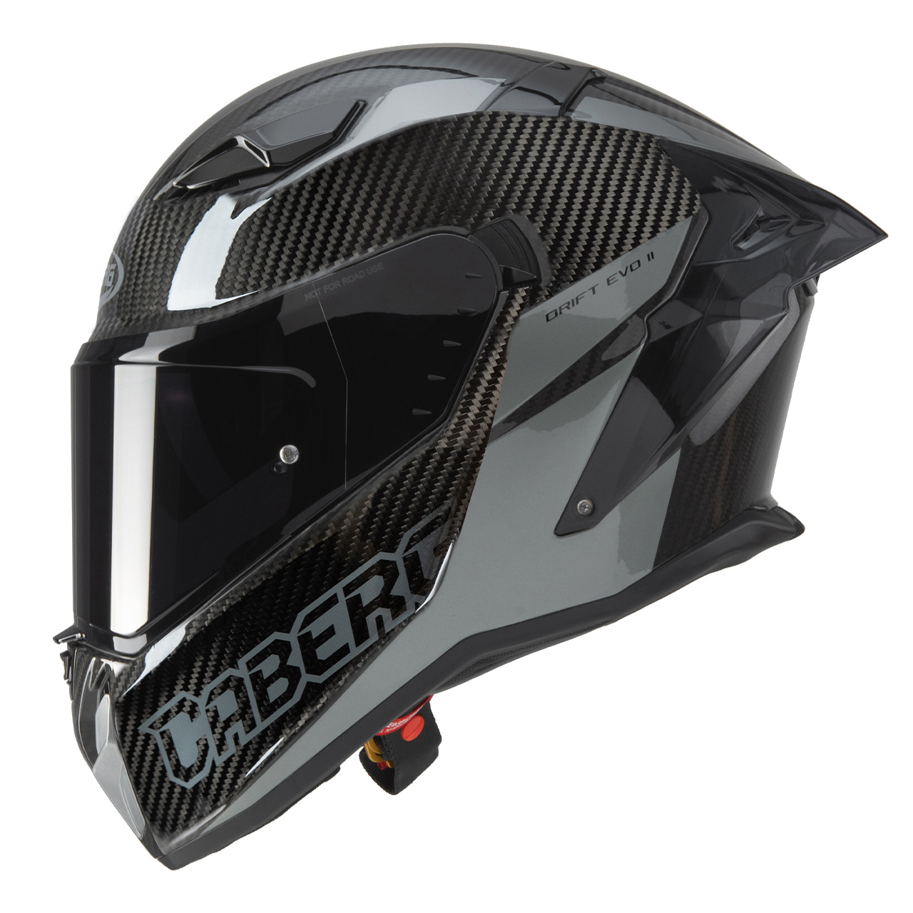 Casco Integrale Caberg Drift Evo 2 Carbon Nova Grey ECE 22-06 Full Carbon