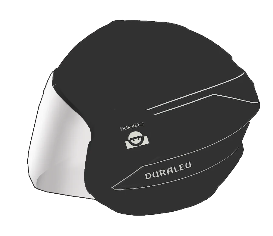 Casco Moto Jet Duraleu ST 400 Trendy Visiera Lunga ECE 22-06