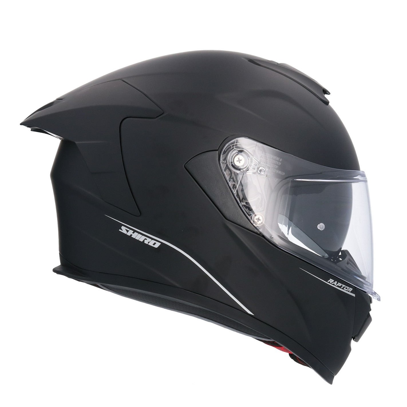 Casco Moto Integrale SHIRO Raptor Nero Opaco ECE 22-06