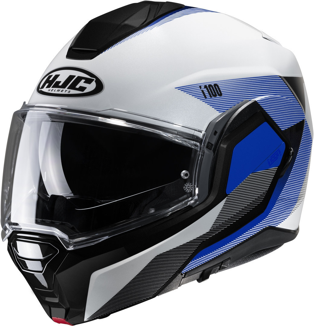 Casco Modulare Hjc i100 BESTON MC2 Bianco Blu Nero P/J ECE 22-06