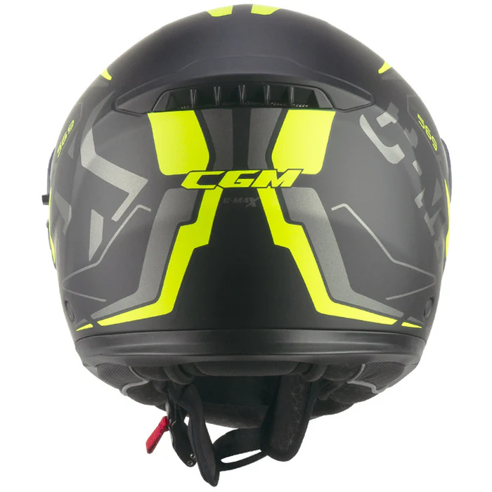 Casco Modulare 569 C-Max City Nero Giallo Fluo ECE 22-06 P/J