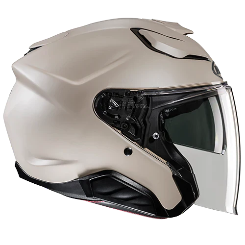 Casco Moto Jet Hjc F31 Solid Beige Opaco