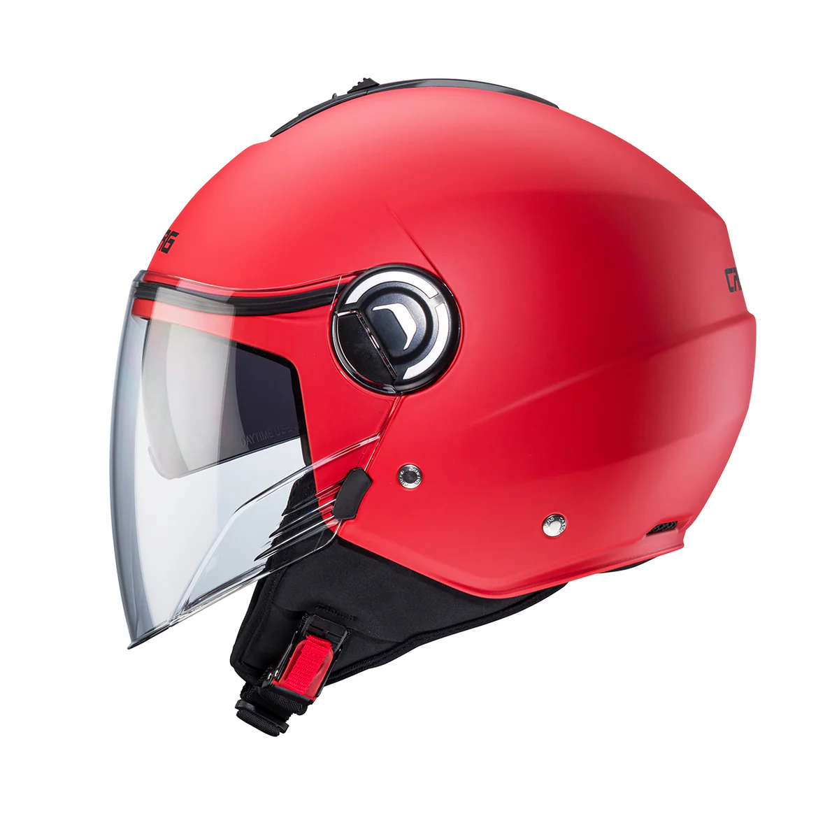 Casco Jet Caberg Riviera V4 X Matt Red ECE 22-06 Con Parasole Interno