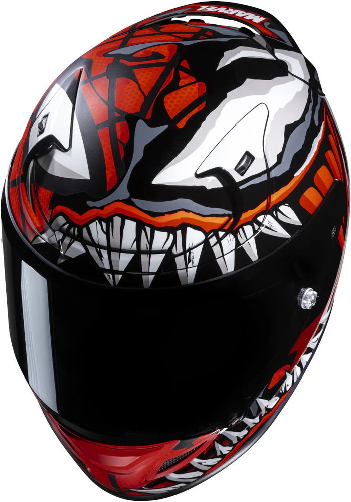 Casco Moto Integrale Hjc RPHA 12 MAXIMIZED VENOM Official Marvel