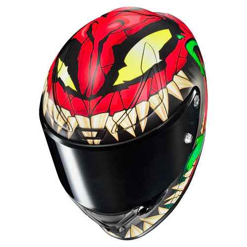 Casco Integrale Hjc Rpha 1 Toxin Marvel  ECE 22-06 FIM Nuova Collezione