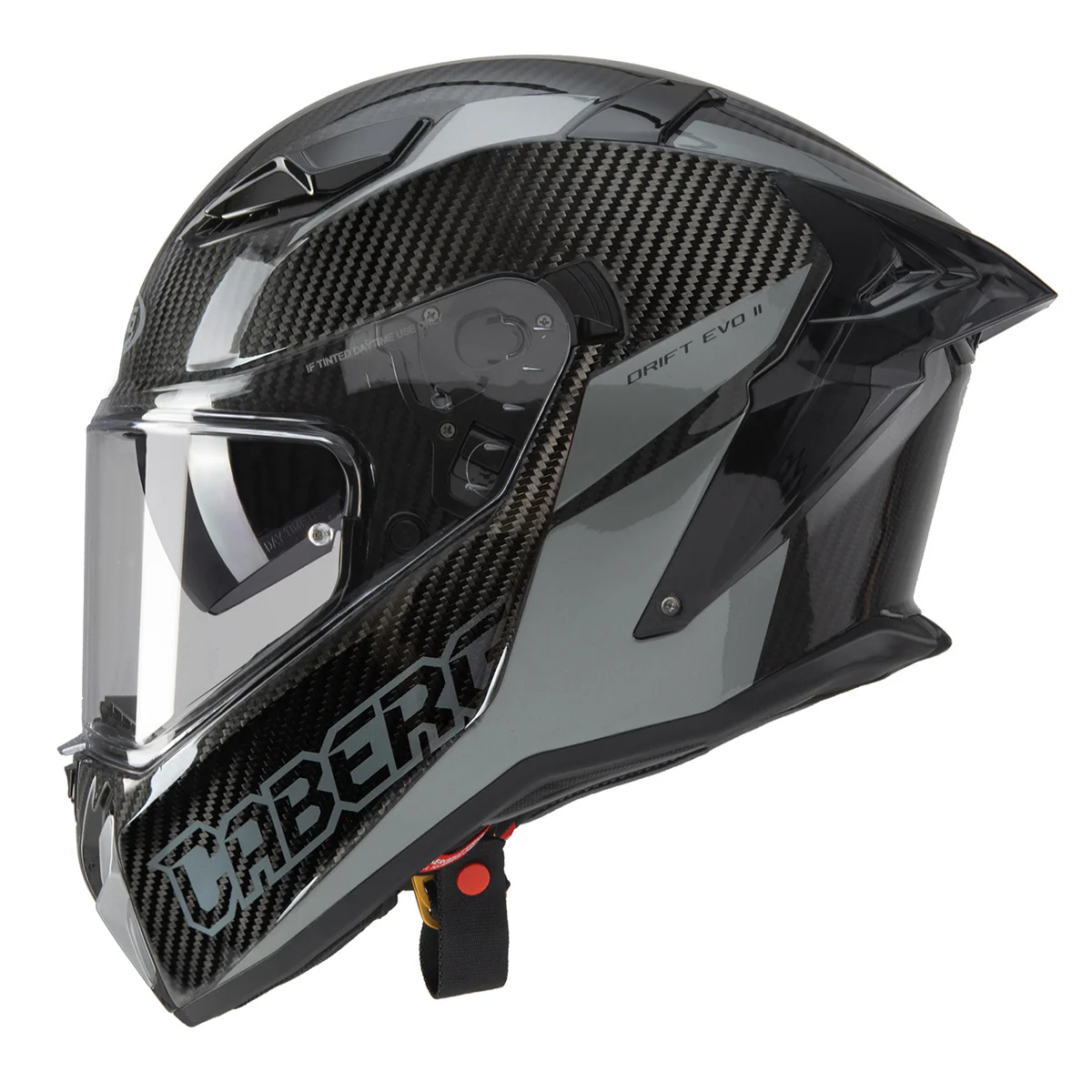 Casco Integrale Caberg Drift Evo 2 Carbon Nova Grey ECE 22-06 Full Carbon