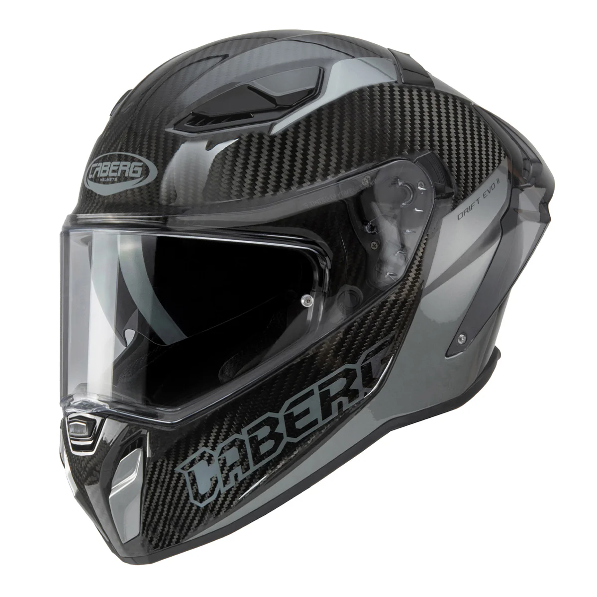 Casco Integrale Caberg Drift Evo 2 Carbon Nova Grey ECE 22-06 Full Carbon