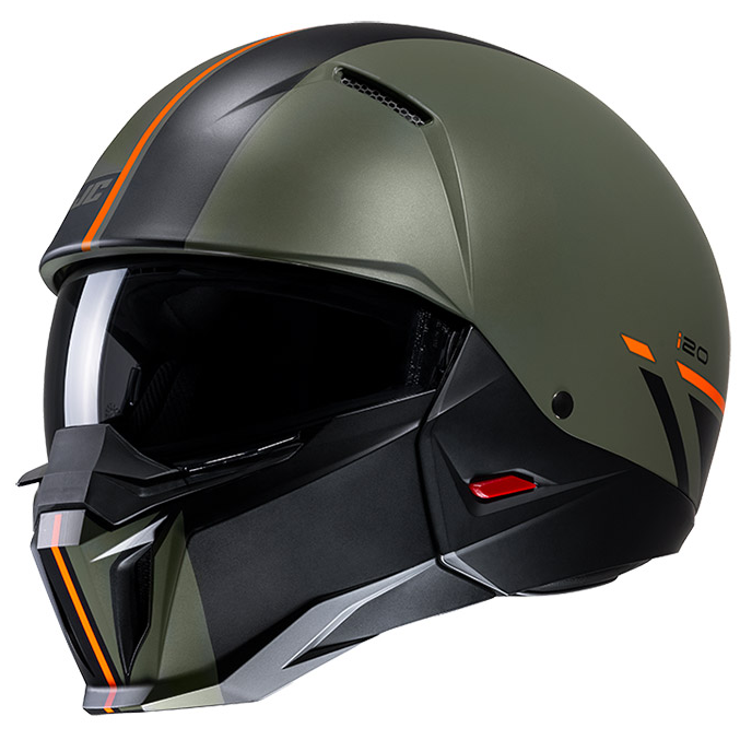 Casco Hjc Jet i20 BATOL MC4SF ECE 22-06 Predisposizione Interfono