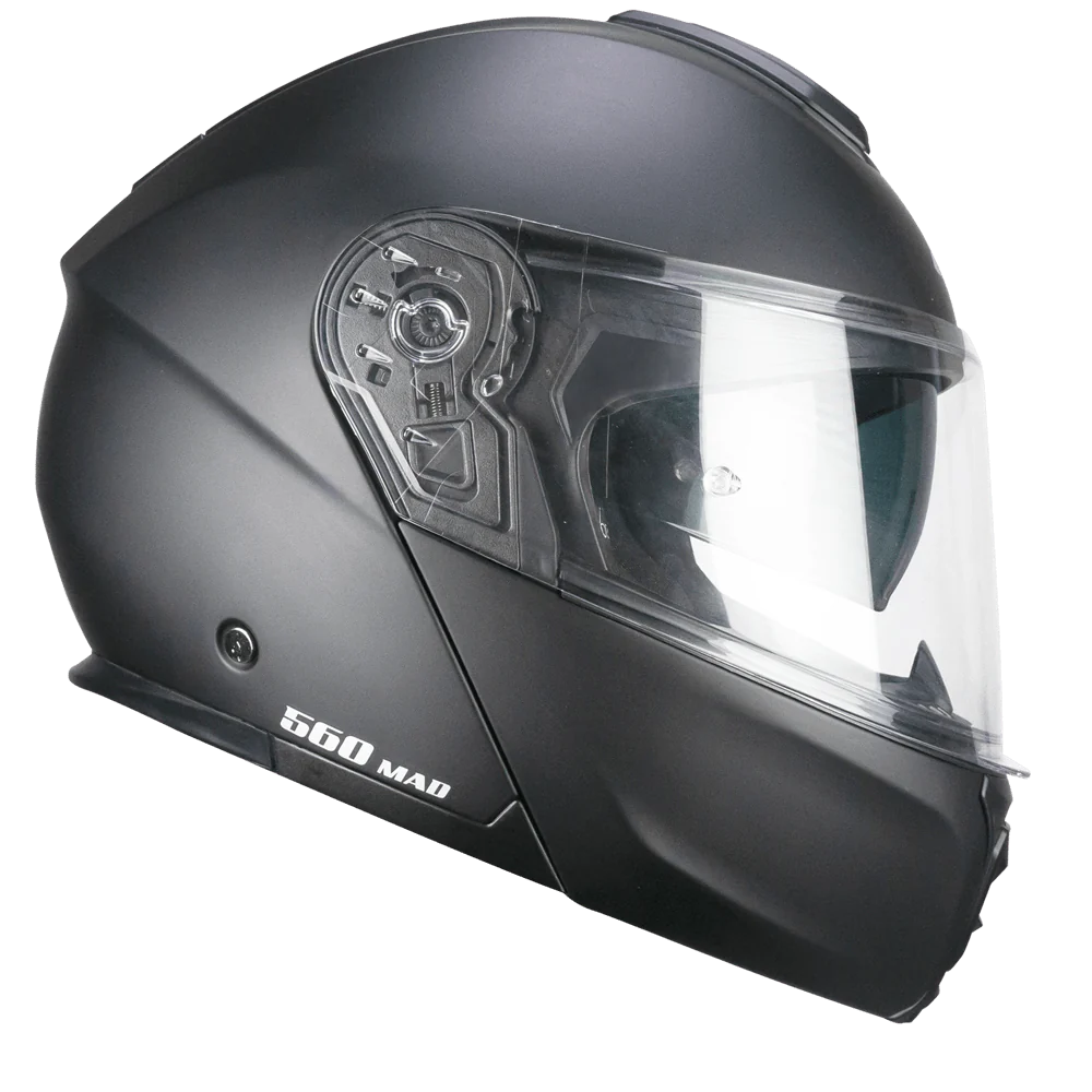 Casco CGM Modulare 560A MAD Mono In Fibra Composita Nero opaco