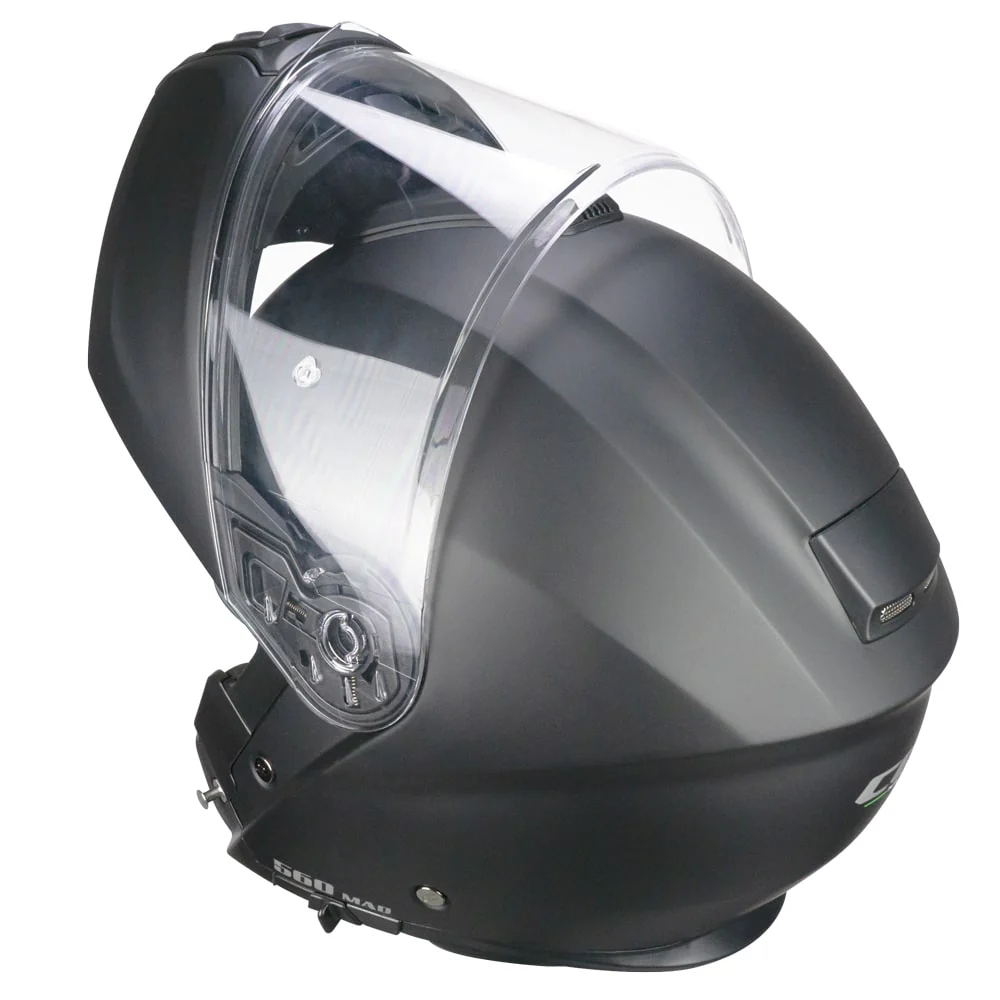 Casco CGM Modulare 560A MAD Mono In Fibra Composita Nero opaco