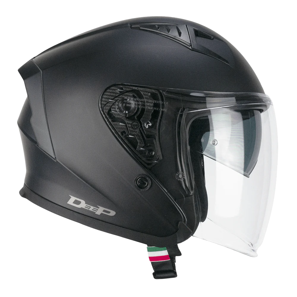 Casco CGM Jet 127A DEEP MONO Nero Opaco ECE 22/06 New