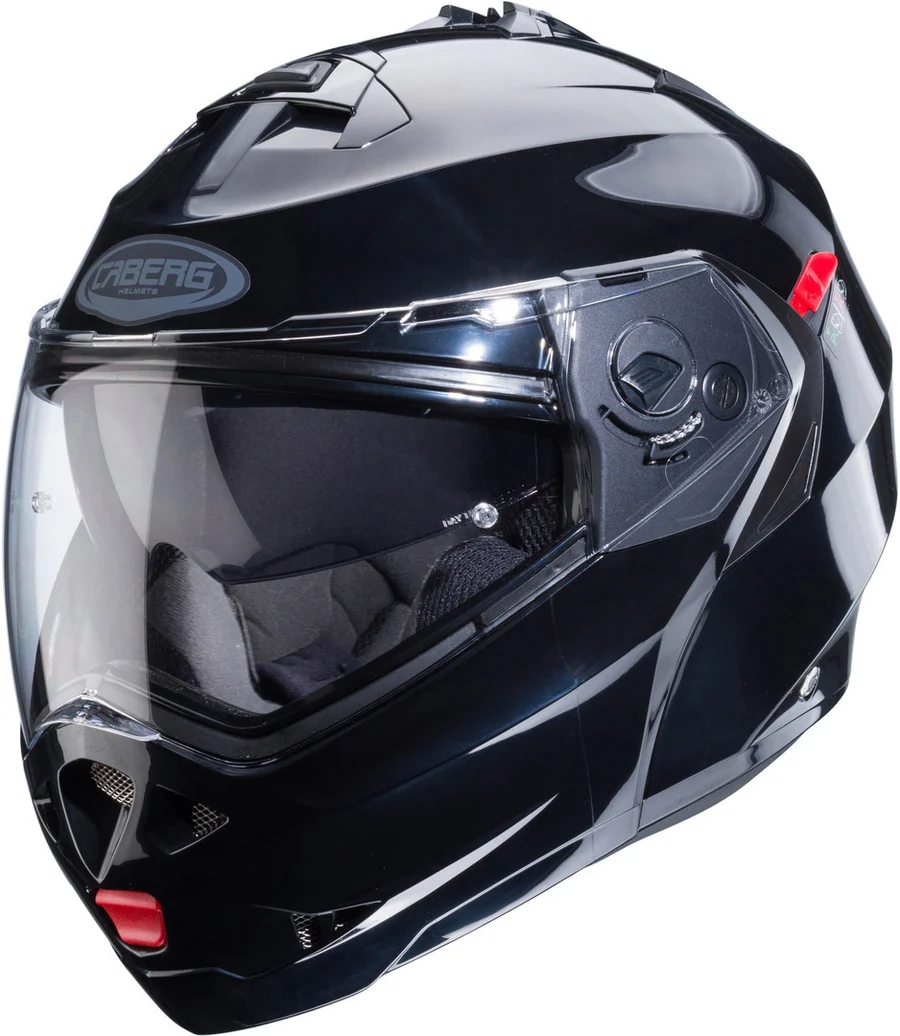 Casco Caberg Modulare Duke X Smart Black Nero Lucido ECE 22-06 P/J