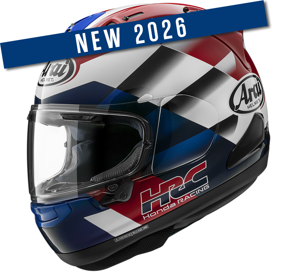 Casco Moto Integrale ARAI RX-7 V EVO HRC-SP Honda Racing 2026