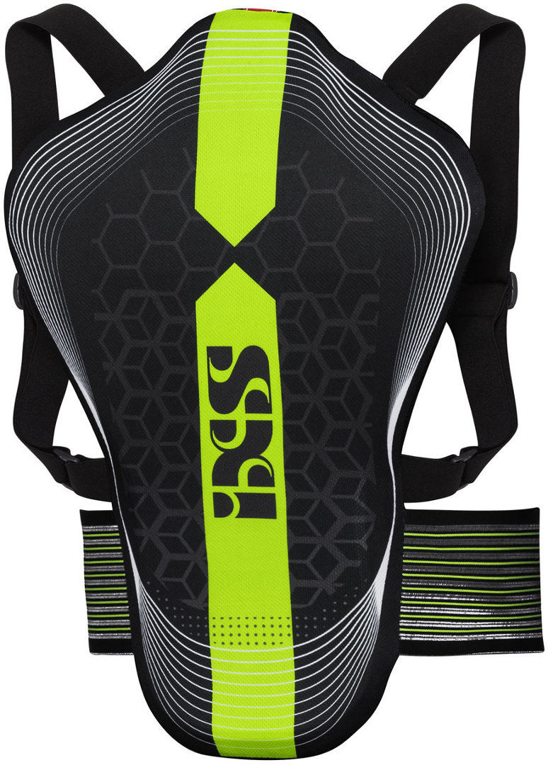 Ixs Protector For Rs-10 Back With Black-Green Fluo Back Strap