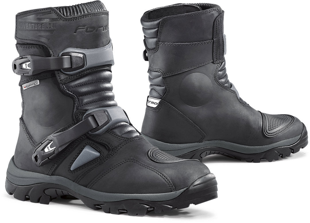 Stivali Forma Boots Adventure Low Black Impemeabili Con Rinforzi
