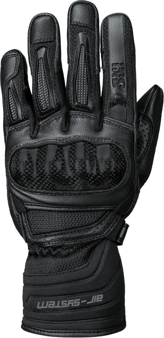 IXS Sport Gloves Carbon-Mesh 4.0 Black Certified 100% Waterproof Gloves