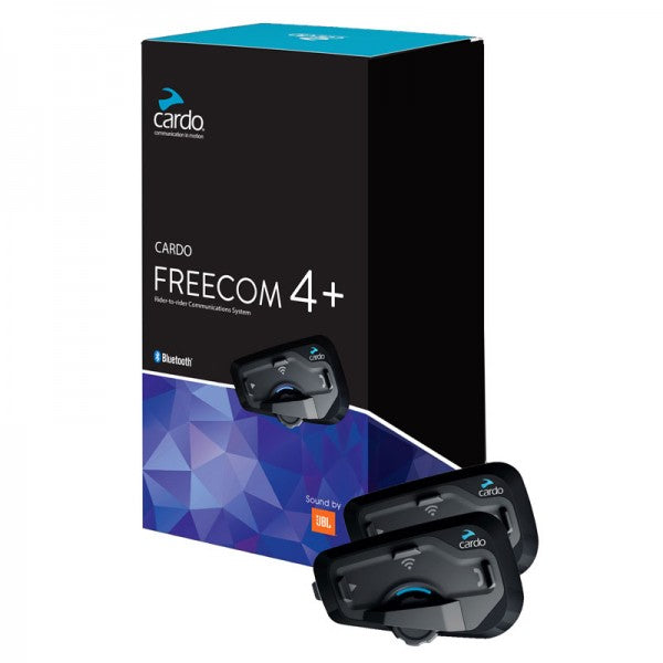 INTERFONO CARDO SYSTEM FREECOM 4 DUO PLUS DOPPIO DISPOSITIVO JBL (7178642817112)