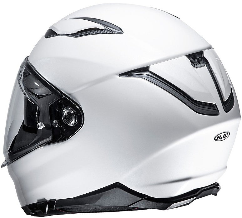 Hjc F70 Integral Helmet In White Metal Glass Fiber New