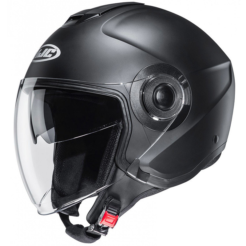 Hjc I40 Jet Helm im neuen Design mit halbundurchsichtiger schwarzer Innenbrille Neu