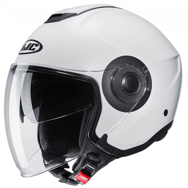 Hjc I40 Jet New Design Helmet With White Solid Inner Goggle New