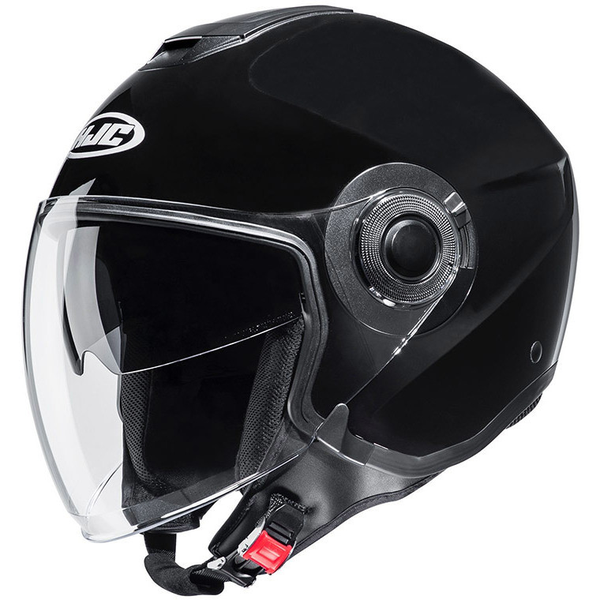 Hjc I40 Jet New Design Helmet With Solid Black Inner Goggle New