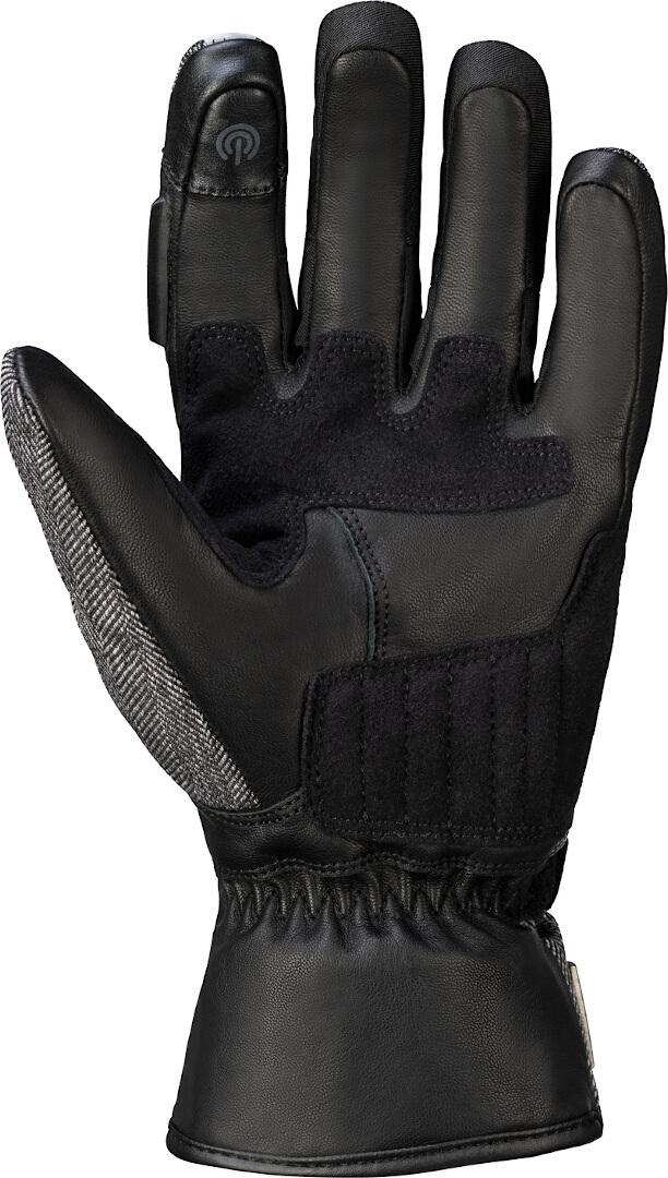 IXS Classic Women's Gloves Torino-Evo-ST 3.0 Gray / Black Waterproof 100%