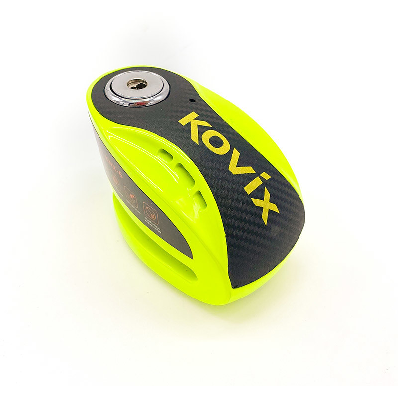 Kovix Sonoro 120dB Disc Lock 10mm Fluo Green Pin